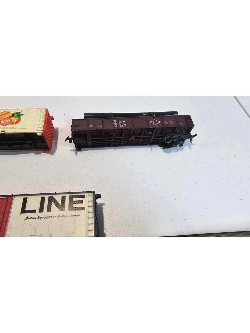 Vintage HO Scale Train Car Lot TYCO Chiquita Soo Line + Accessories Parts Repair